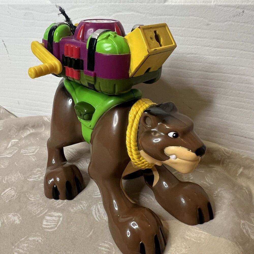 Rescue Heroes Claude Mountain Lion Cougar Action Figure 2000 Fisher-Price Mattel